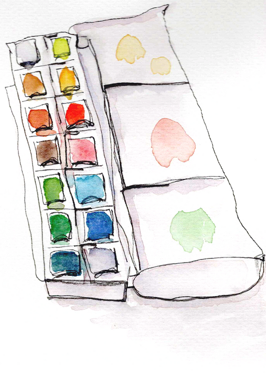Paint Palette 4x6, 5x7, 8x10