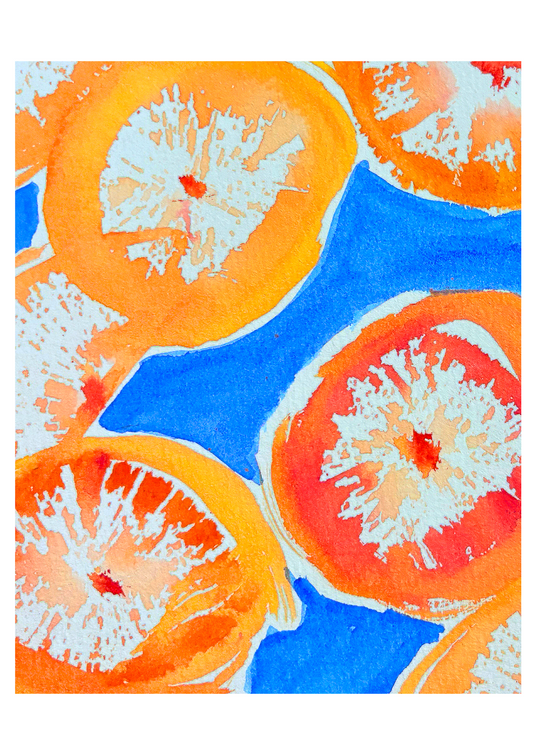 Zesty Orange Slices C 4x6, 5x7, 8x10