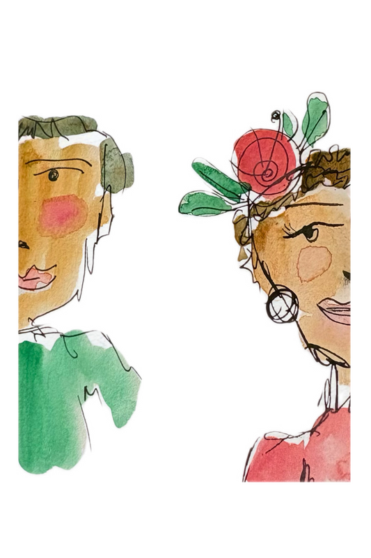 “Dapper Couple” Matted Print: 4 x 6, 5 x 7, 8 x 10