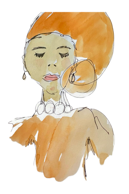 “Diva Queen” Matted Print: 4 x 6, 5 x 7, 8 x 10