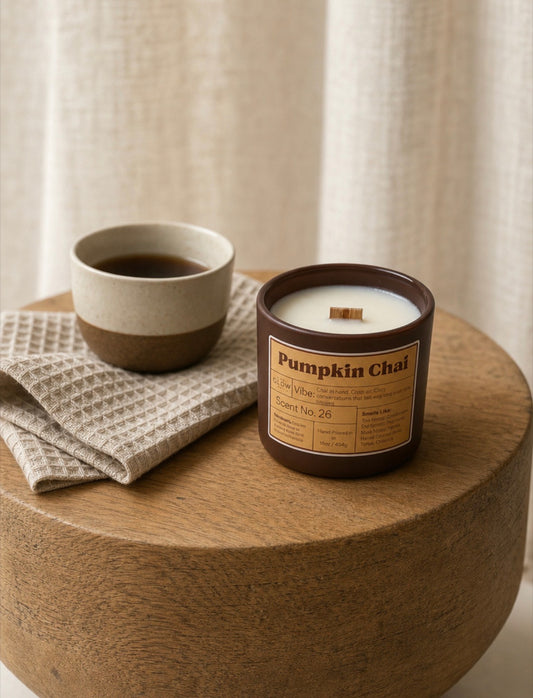 Pumpkin Chai: Fall Collection Soy Wax Candle