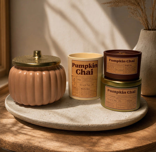 Pumpkin Chai: Fall Collection Soy Wax Candle