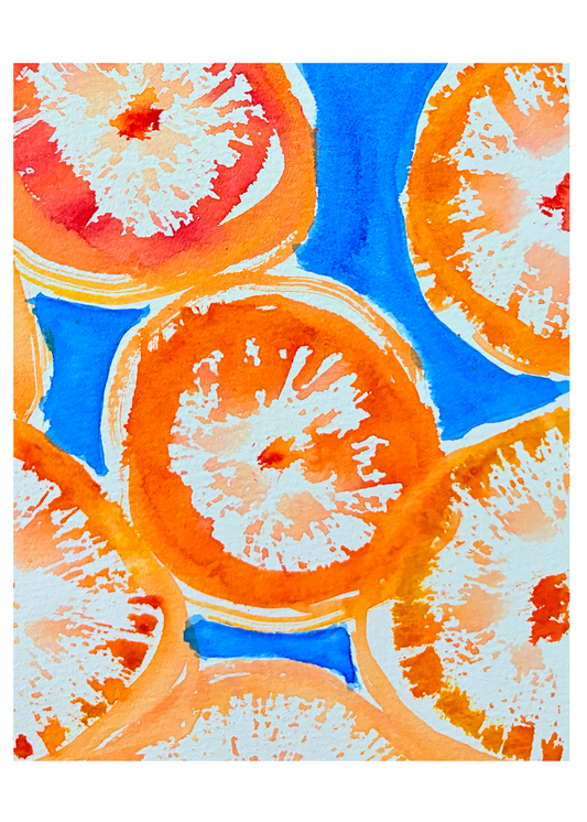 Zesty Orange Slices B 4x6, 5x7, 8x10