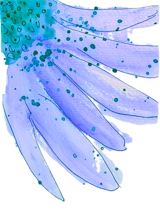 Periwinkle Blue Blooms 4x6, 5x7, 8x10