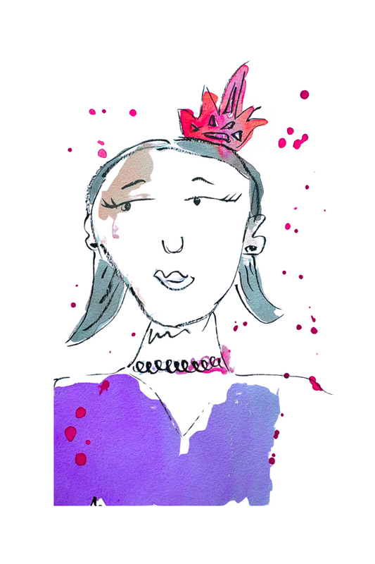 “Petite Princess” Matted Print: 4 x 6, 5 x 7, 8 x 10