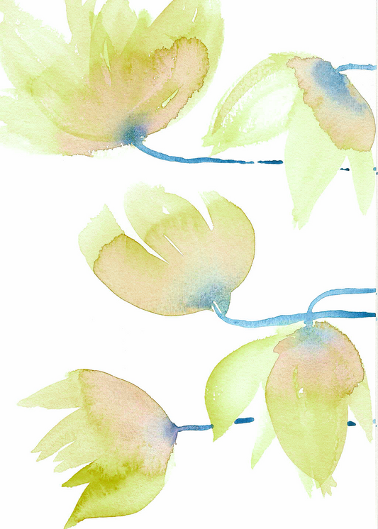 Mustard Yellow Wind Blossom 4x6, 5x7, 8x10