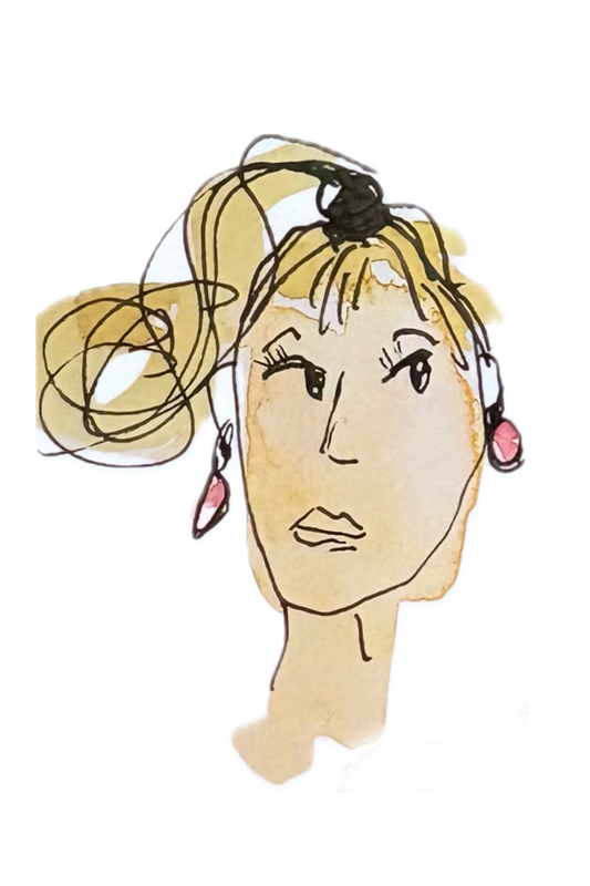 “Glam Girl” Matted Print: 4 x 6, 5 x 7, 8 x 10