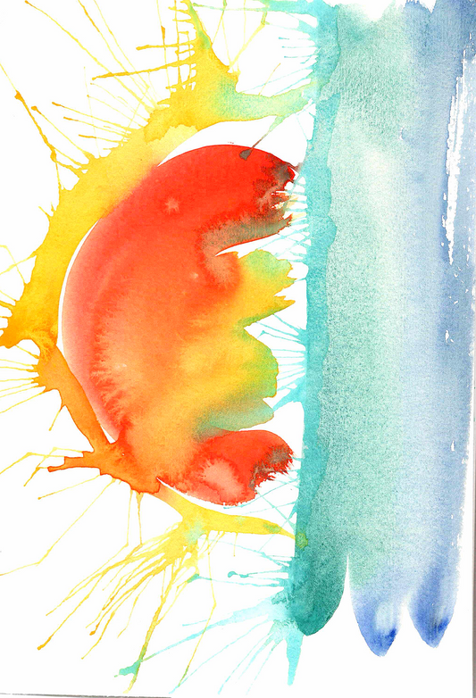 Splashy Sunset A 4x6, 5x7, 8x10
