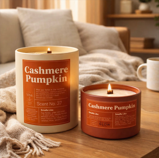 Cashmere Pumpkin: Fall Collection Soy Wax Candle
